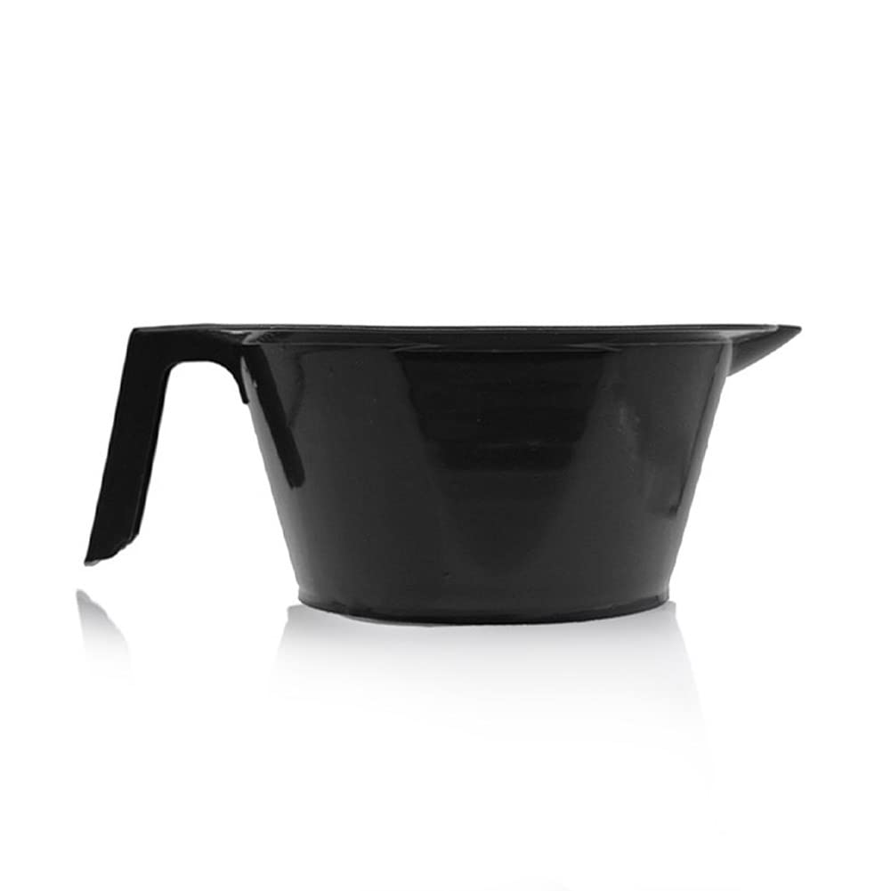 Professional Black Applicator Bowl for Keratin & Hair Color Treatments - Durable Styling Tool for Salon & Home Use