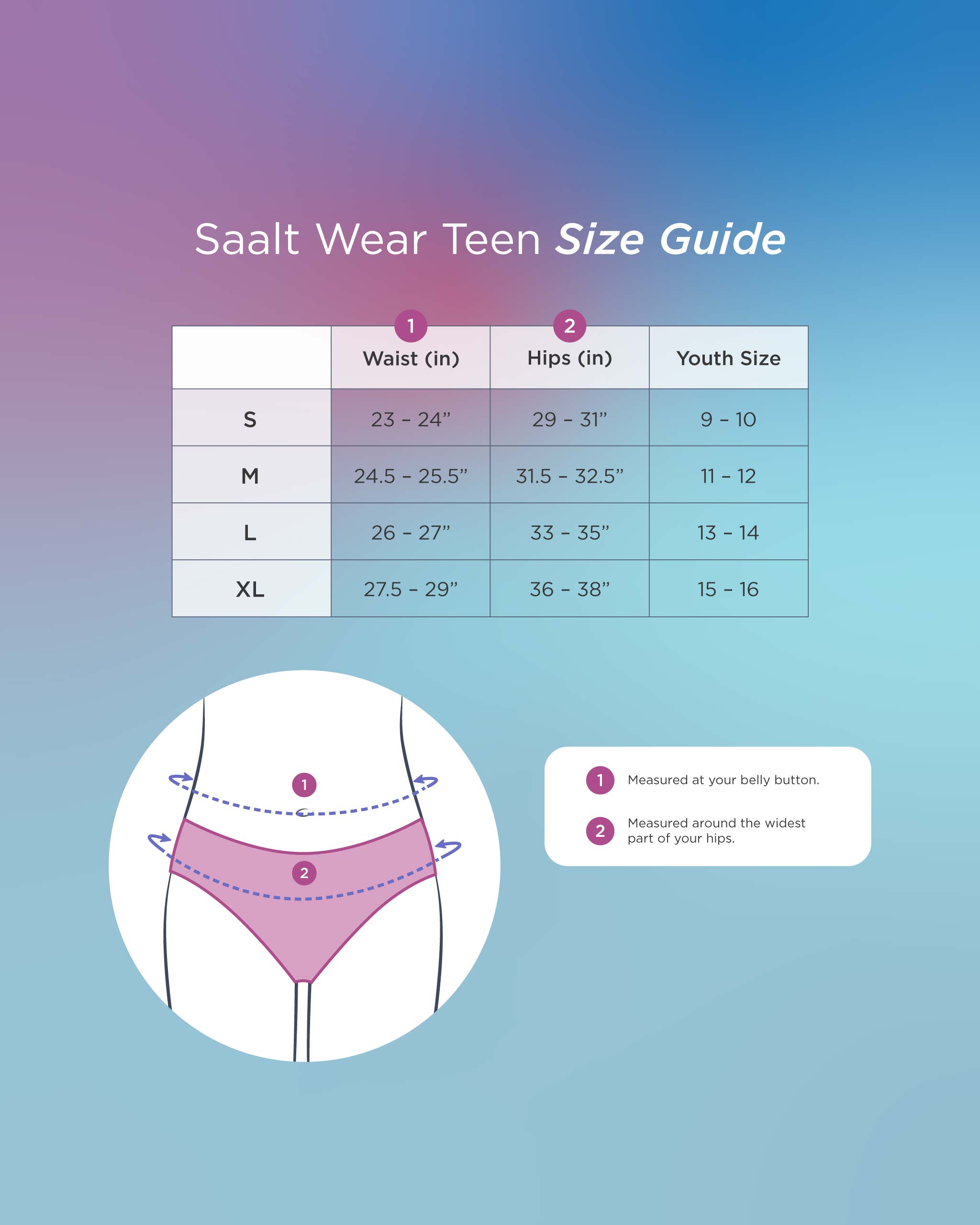Saalt Wear Leakproof Teen Briefs - Period Underwear for Teens | Comfortable & Absorbent | Perfect for School, Sports & Sleep