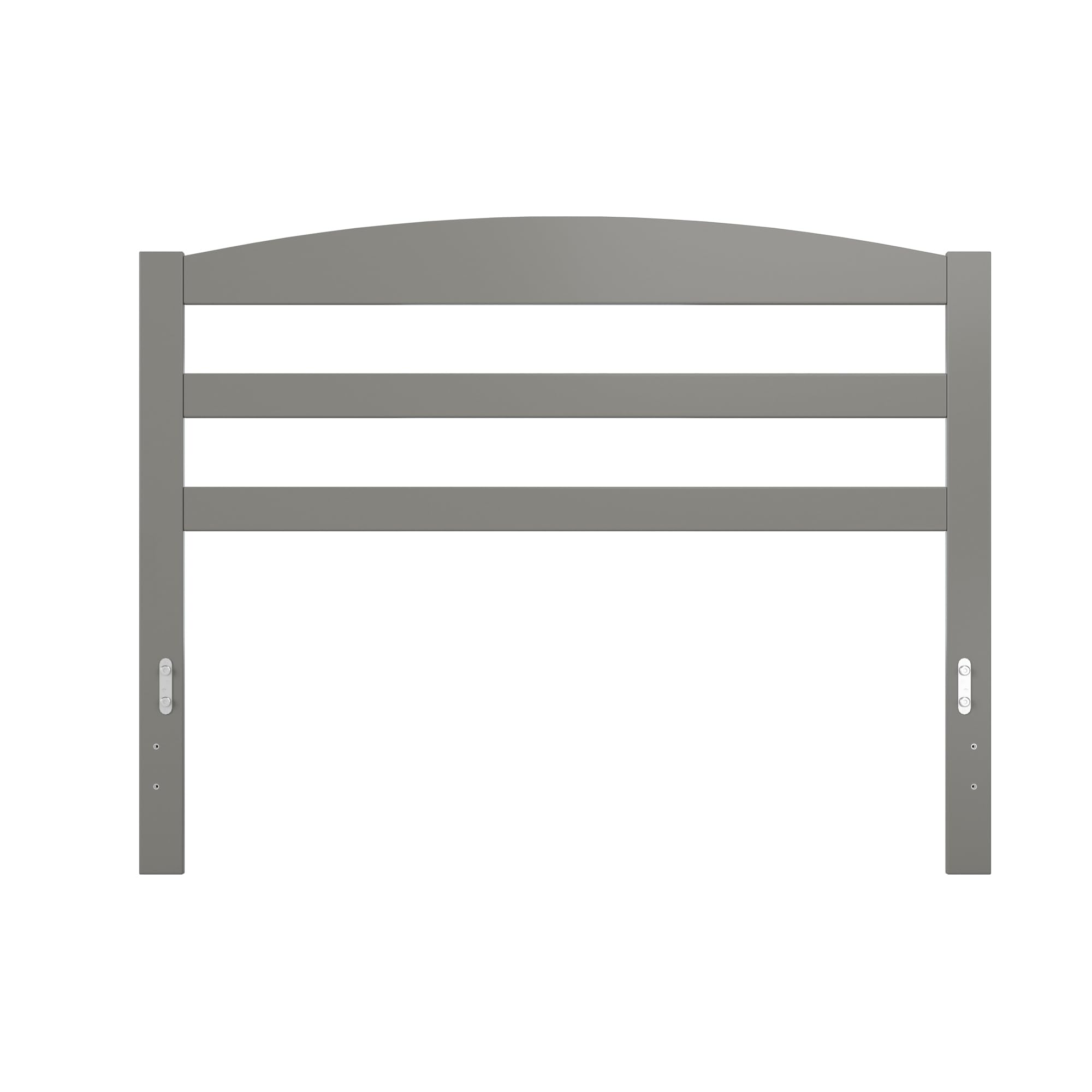 AFI Warren Full Size Wood Headboard with USB Charging Ports - Grey Finish for Modern Bedroom Decor & Convenient Device Charging