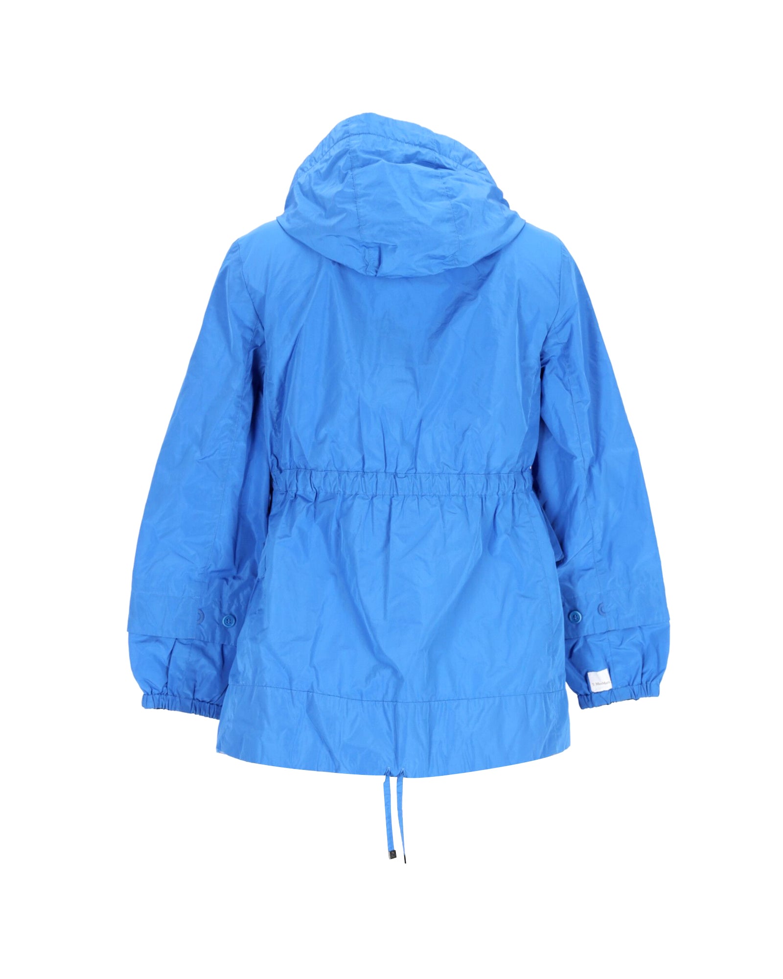 Max Mara Blue Windbreaker Jacket - Lightweight Polyester Waterproof Jacket for Women | Perfect for Outdoor Hiking, Travel & Casual Wear