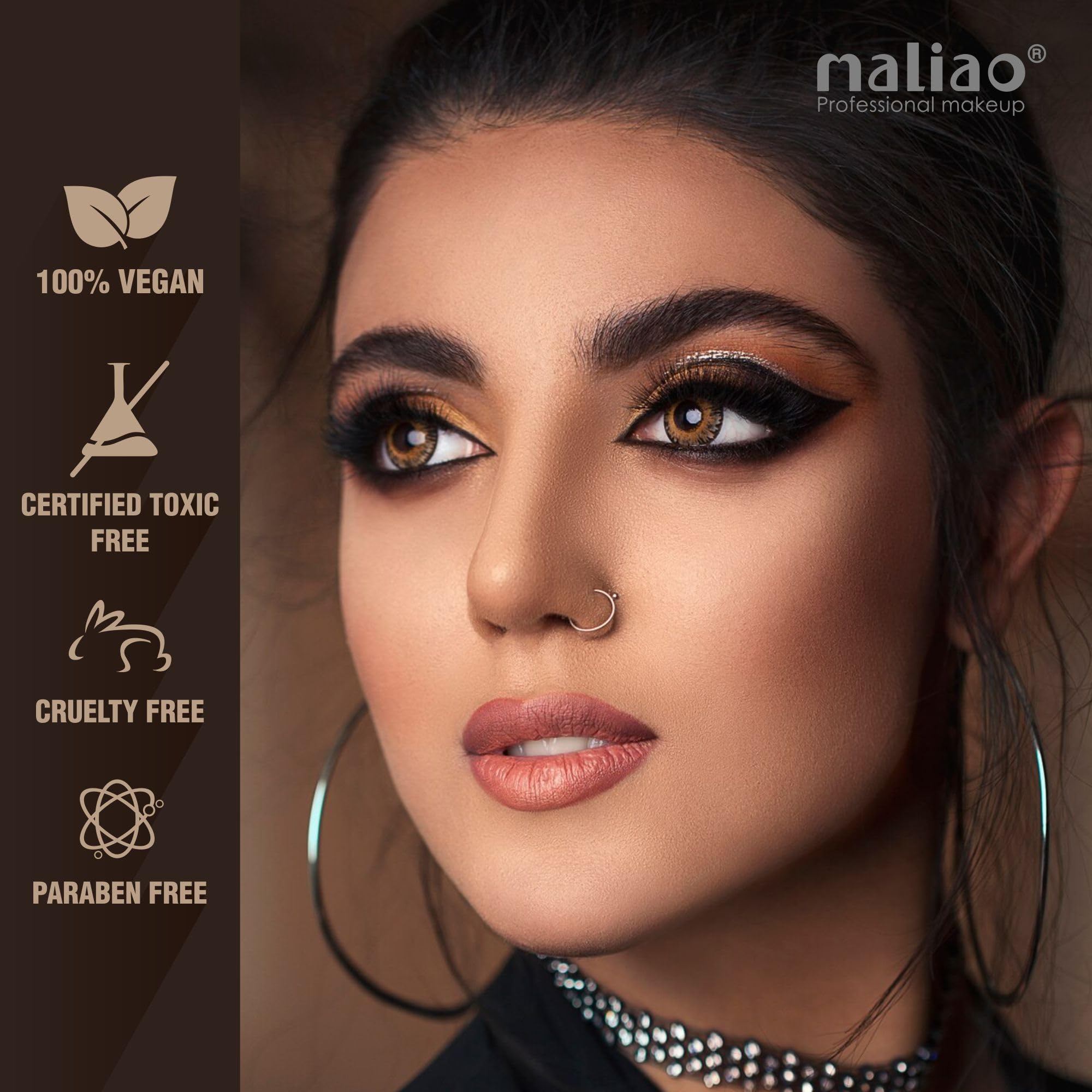 Maliao Long Lasting Waterproof Curling Mascara - Volumizing & Lengthening for Dramatic Lashes All Day | Perfect for Weddings, Parties & Everyday Glam