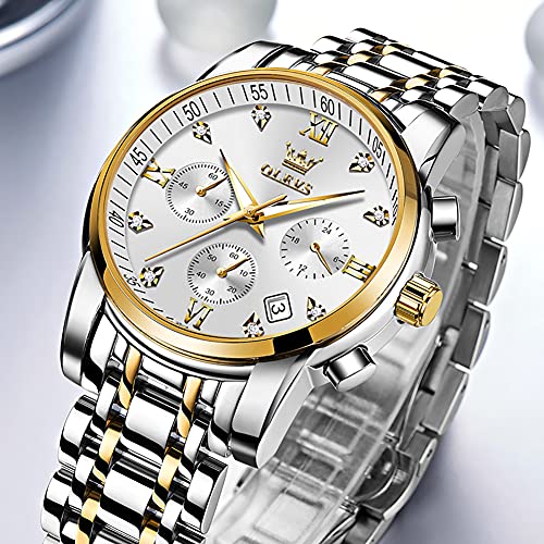 2858-silver Gold-white Face