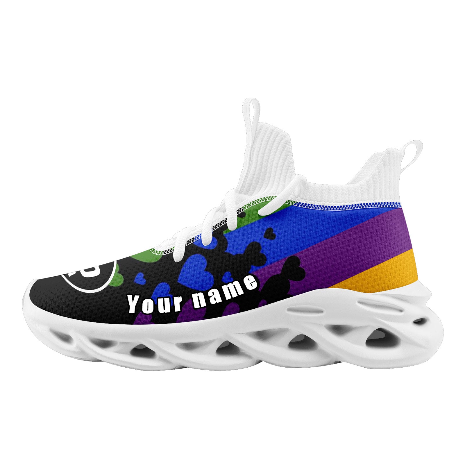 Custom Maxsoul Personalized Sneakers for Men & Women - Breathable Running Shoes FN030A D025003 Size 13 - Perfect for Gym Workouts, Jogging & Casual Wear