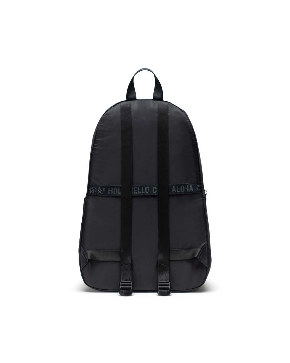 Herschel Rome Packable Backpack - Lightweight Travel Daypack for Men & Women, Water-Resistant Black Backpack - Perfect for Hiking, Commuting & College