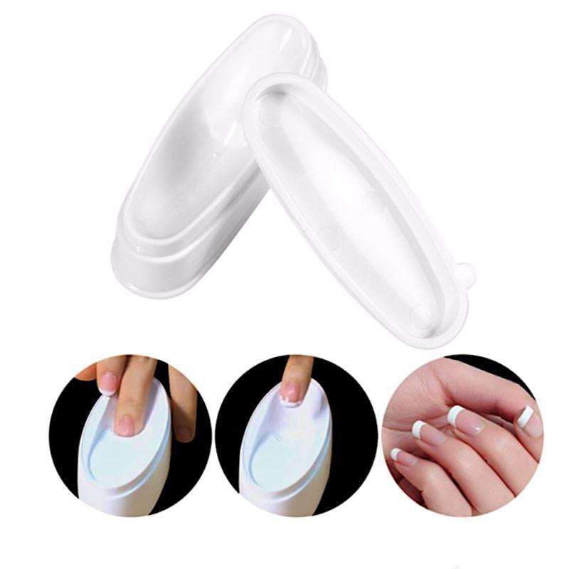 Professional White Dipping Powder Tray for Nail Art - Perfect for Salon, Home Manicures & DIY Nail Designs