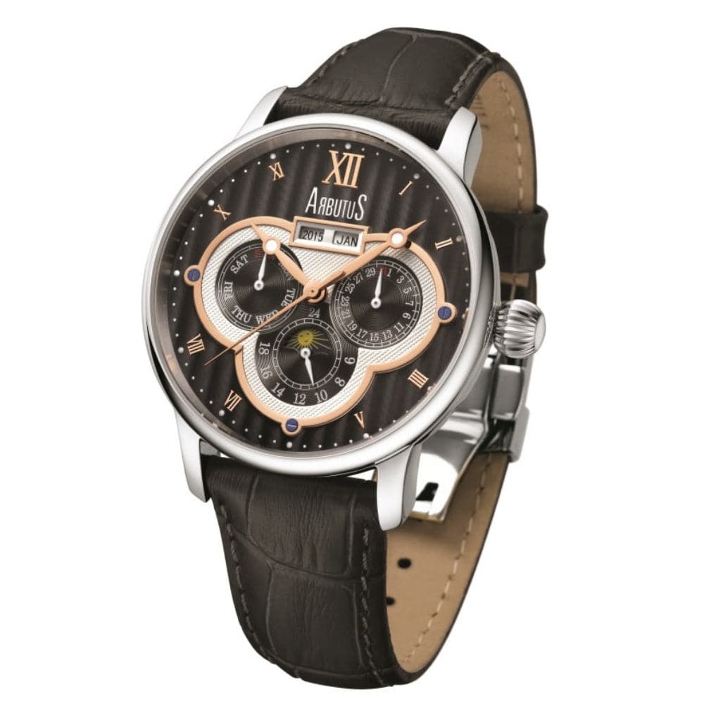 ARBUTUS AR905SNN Men's Stainless Steel Watch - Waterproof, Durable & Stylish for Business, Casual & Outdoor Activities