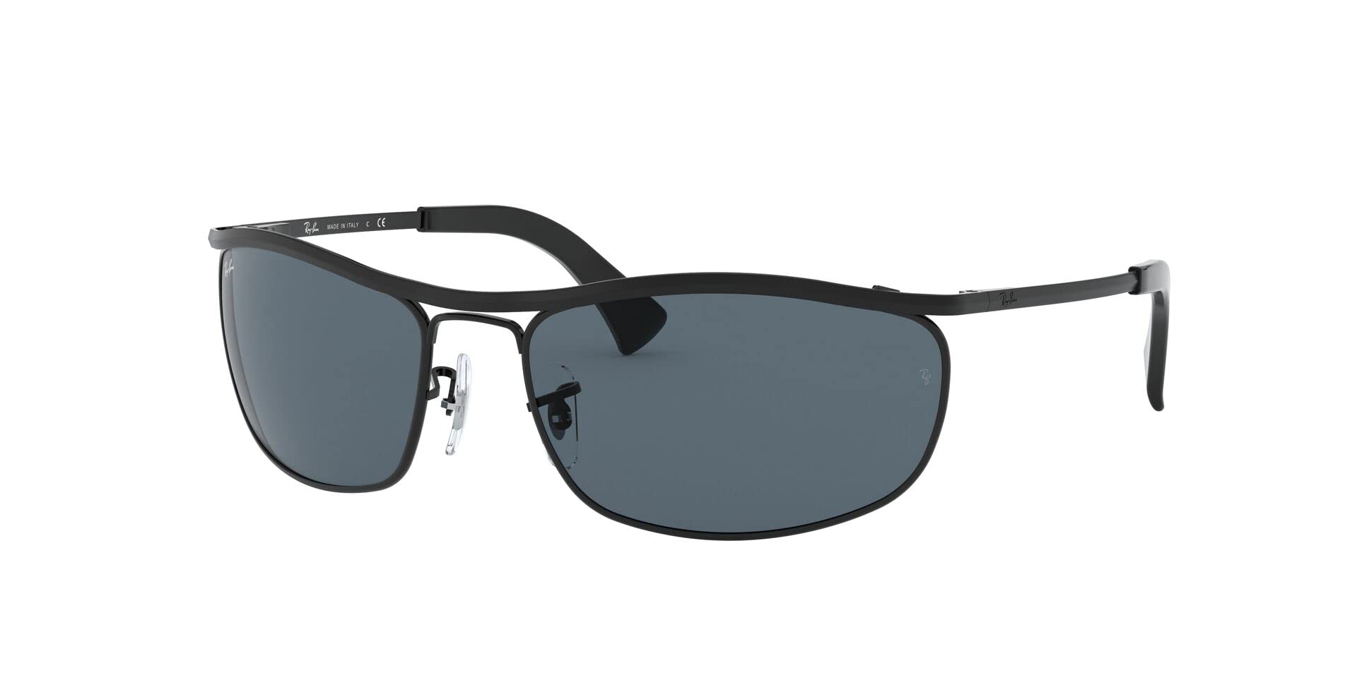 Ray-Ban RB3119 Olympian Rectangular Sunglasses for Men & Women - Classic UV Protection Polarized Lenses - Perfect for Driving, Beach & Outdoor Activities