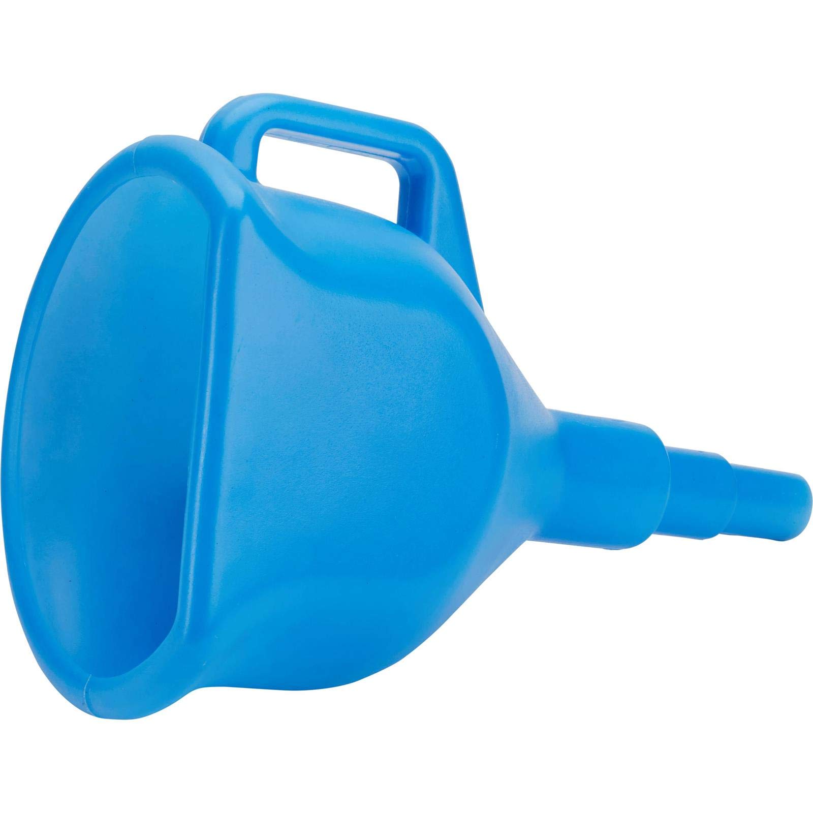 Speedway Utility Funnel with Handle - Heavy Duty Plastic Funnel for Automotive, Kitchen & DIY Projects - Blue (Perfect for Oil Changes, Cooking & Home Improvement Tasks)