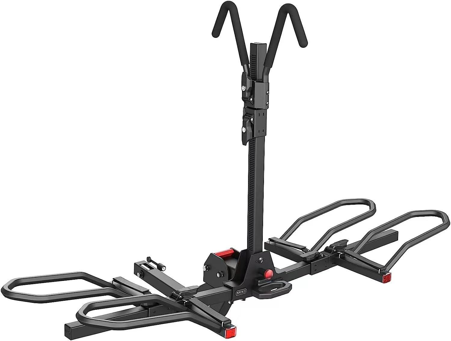 KYX 2-Bike Hitch Mount Bike Rack for SUV & RV - 180LBS Capacity, E-Bike Compatible, Quick Tilt Release, Foldable & Anti-Wobble Design with Double Lock System - Perfect for Road Trips, Camping & Outdoor Adventures