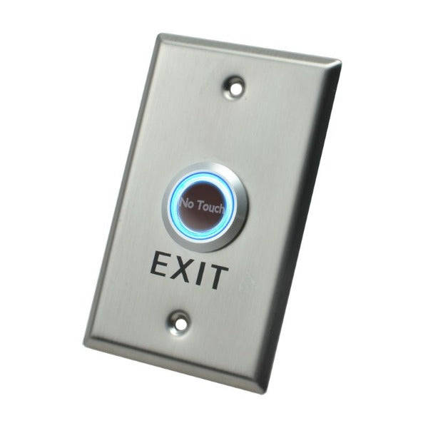 X2 Touchless Exit Button - Hands-Free Push to Exit Switch for Automatic Doors - Ideal for Offices, Hospitals, and Public Buildings