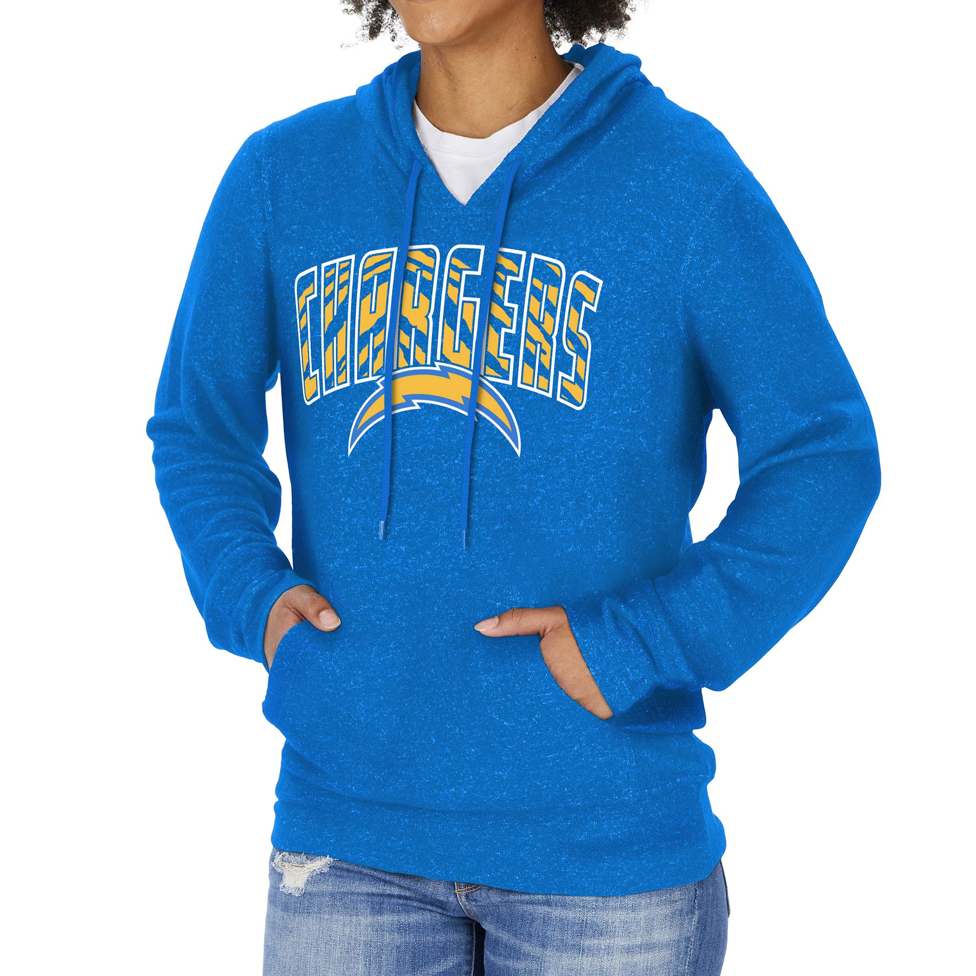 Zubaz Women's Soft Fleece Hoodie - Cozy Pullover Sweatshirt for Casual Wear, Lounge & Outdoor Activities