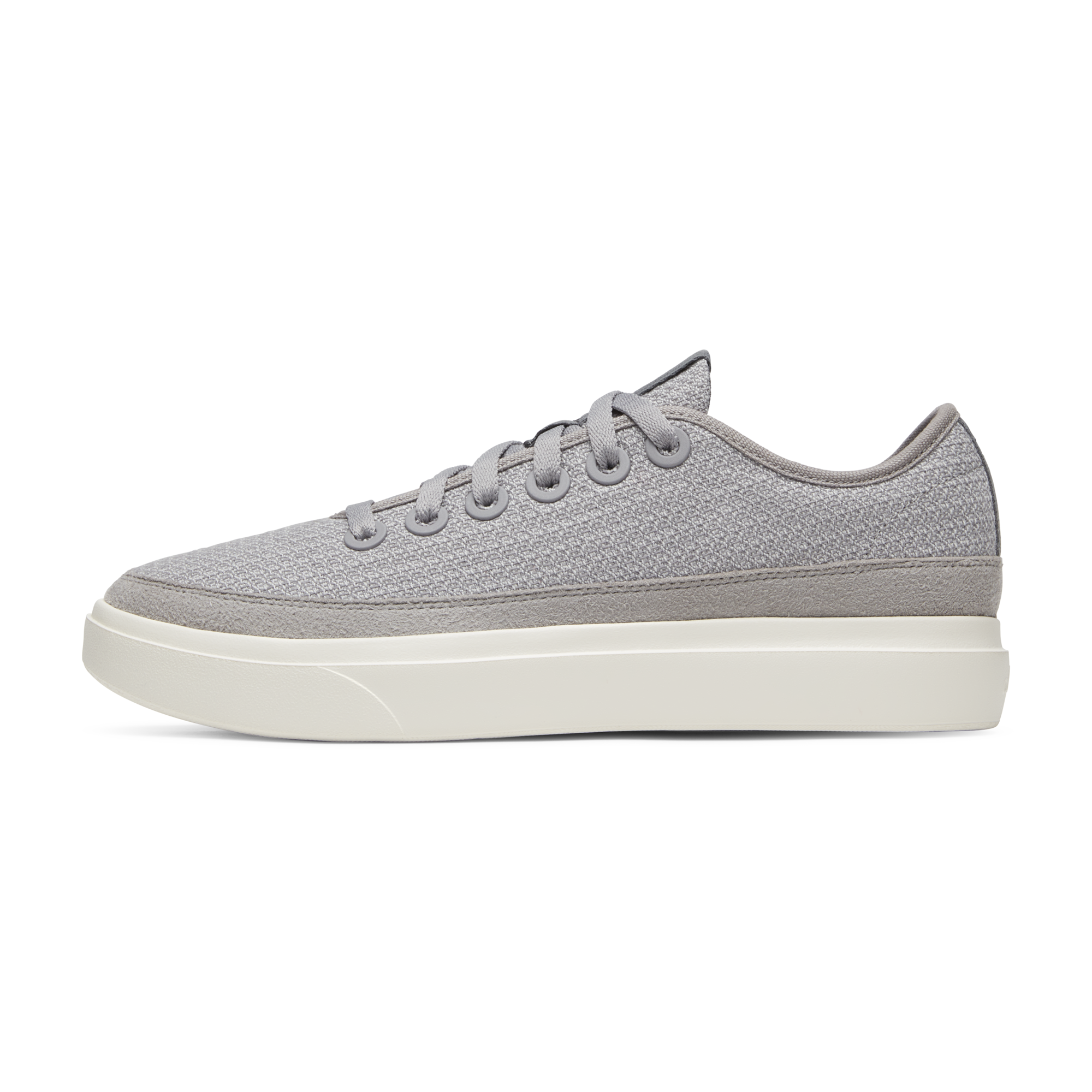 Women's Wool Piper Go Shoes - Medium Grey with Natural White Sole | Comfortable & Stylish Slip-On Loafers for Casual Wear, Office & Travel