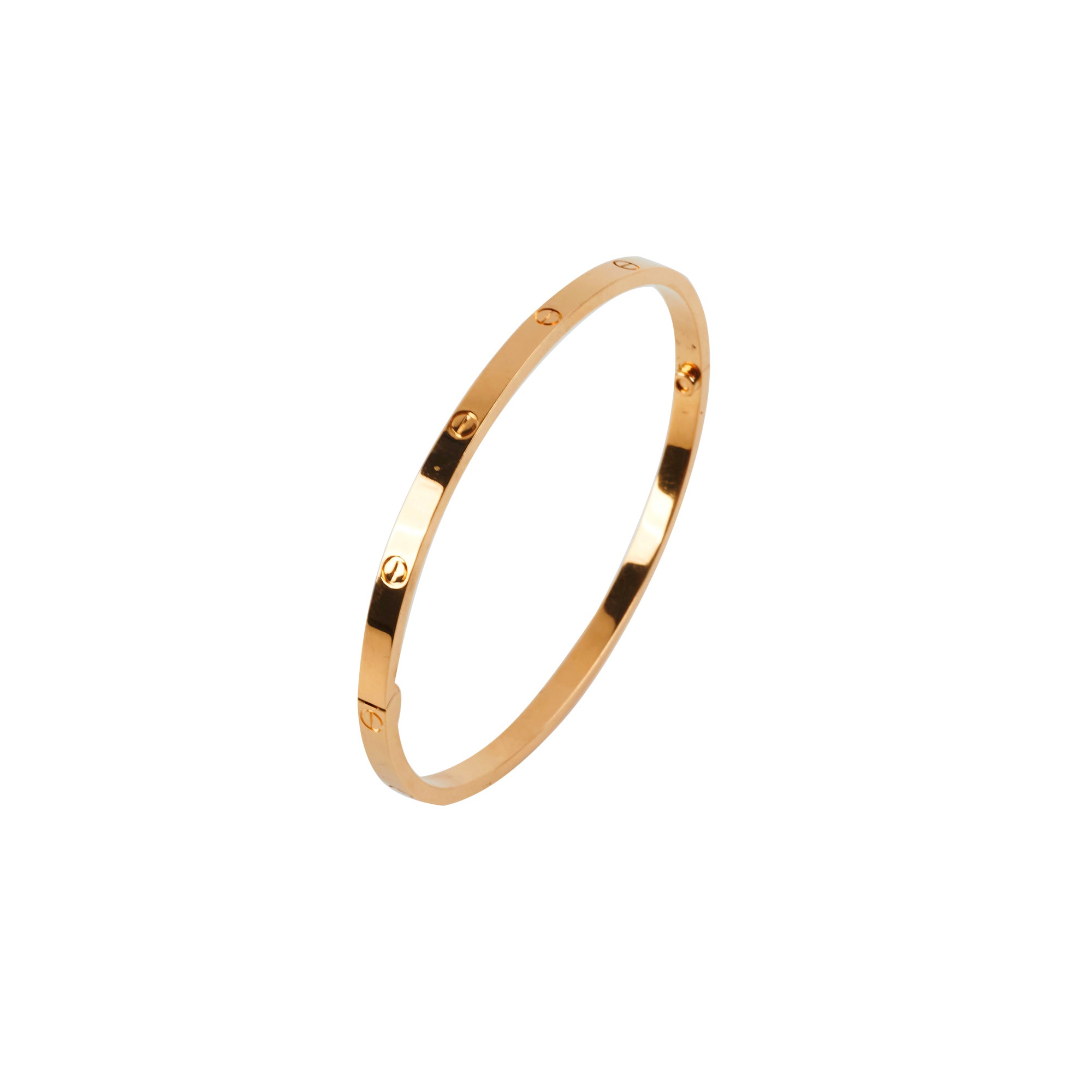 Cartier Small Love Bracelet 18K Gold - Size 19 - Luxury Jewelry Gift for Women, Anniversary & Valentine's Day - Perfect for Everyday Wear & Special Occasions