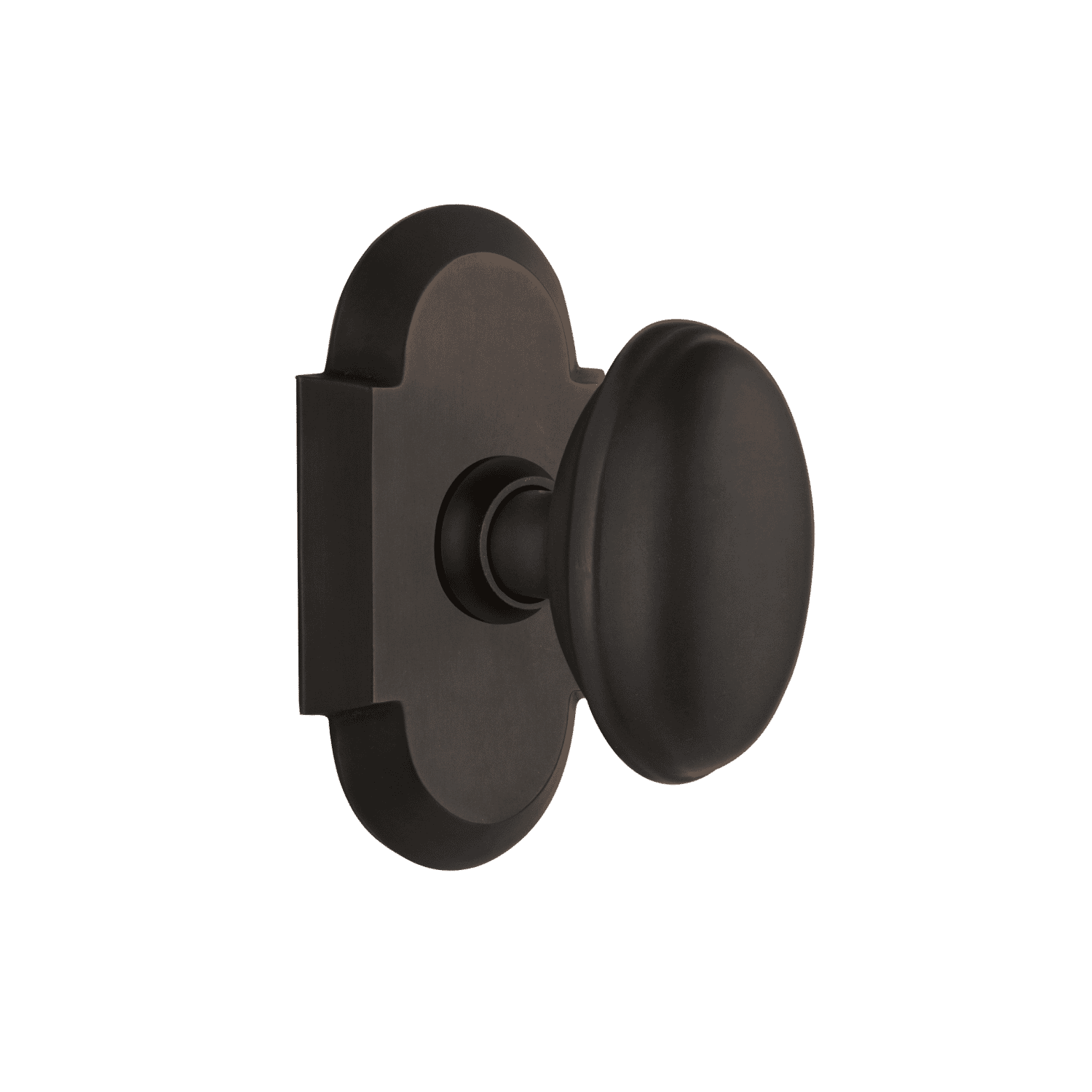 Oil Rubbed Bronze Cottage Short Plate with Homestead Knob - Perfect for Farmhouse, Rustic & Vintage Style Cabinets and Drawers