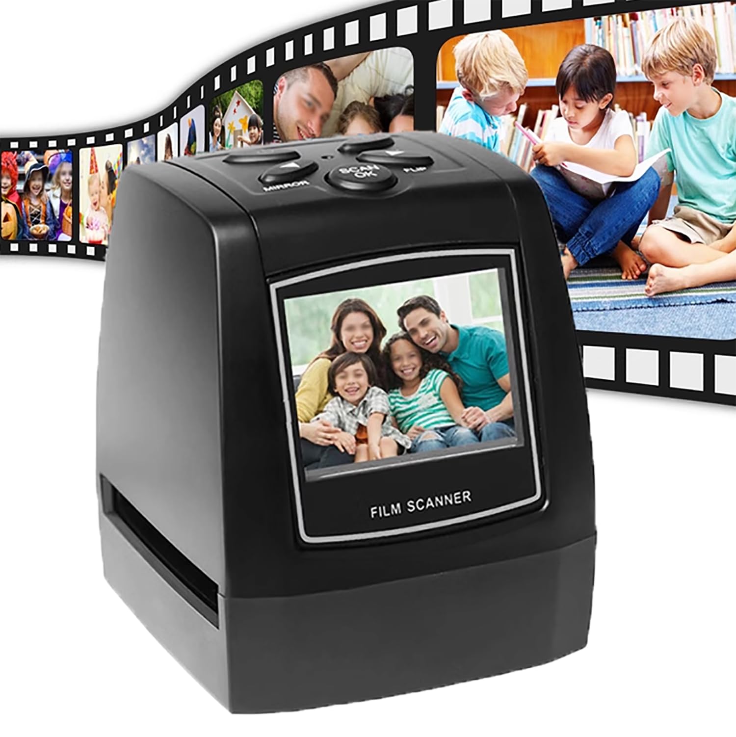 35mm Film Slide Scanner with 2.36