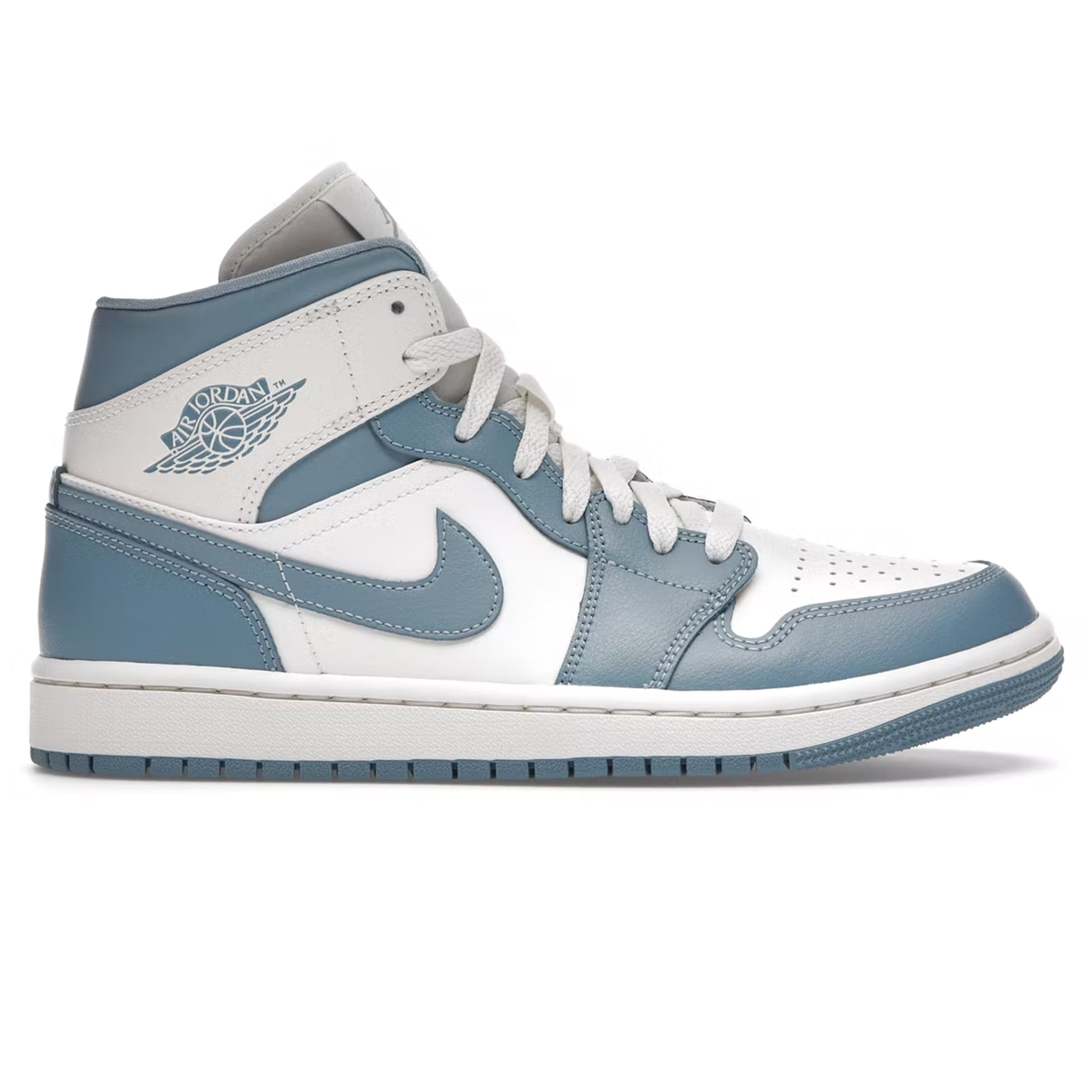Air Jordan 1 Mid UNC Women's Basketball Shoes 2022 Edition - Perfect for Casual Wear, Street Fashion & Sneaker Collection