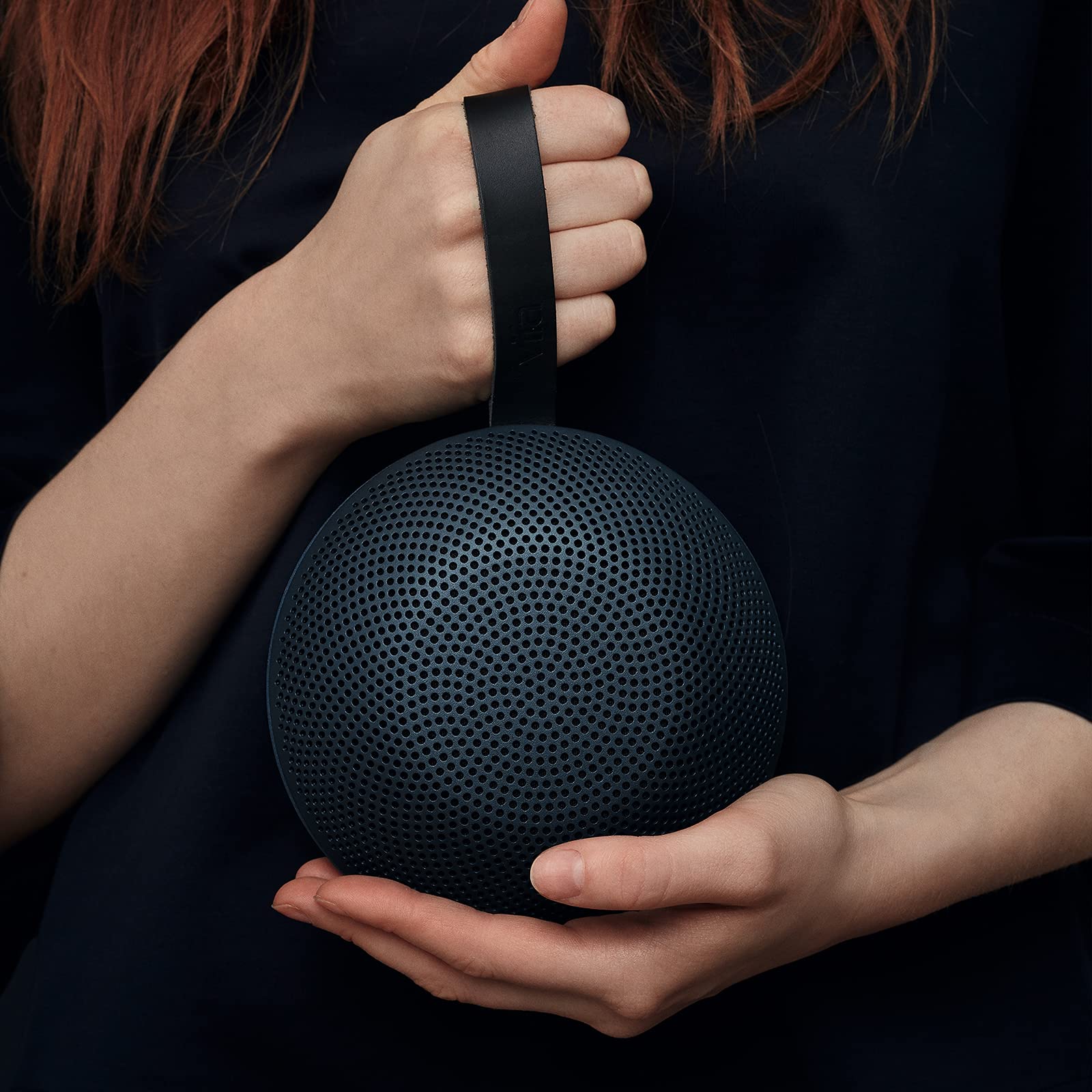 Vifa Reykjavik Bluetooth Speaker - Portable Wireless Mini Outdoor Smart Speaker with HiFi Stereo Sound, Nordic Design, Built-in Mic, Hands-Free Call, Ice Cave Blue - Perfect for Travel, Camping & Home Use