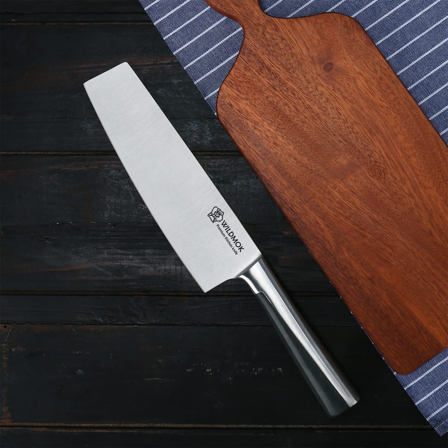 Premium WILDMOK 3-Piece Stainless Steel Kitchen Knife Set - 7