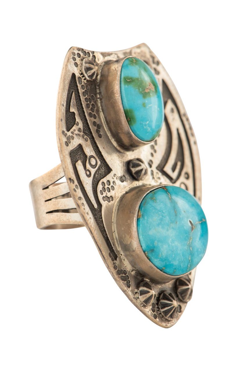 Royston Turquoise Ring for Women - Handmade Sterling Silver Jewelry - Perfect for Gifts, Weddings & Everyday Wear