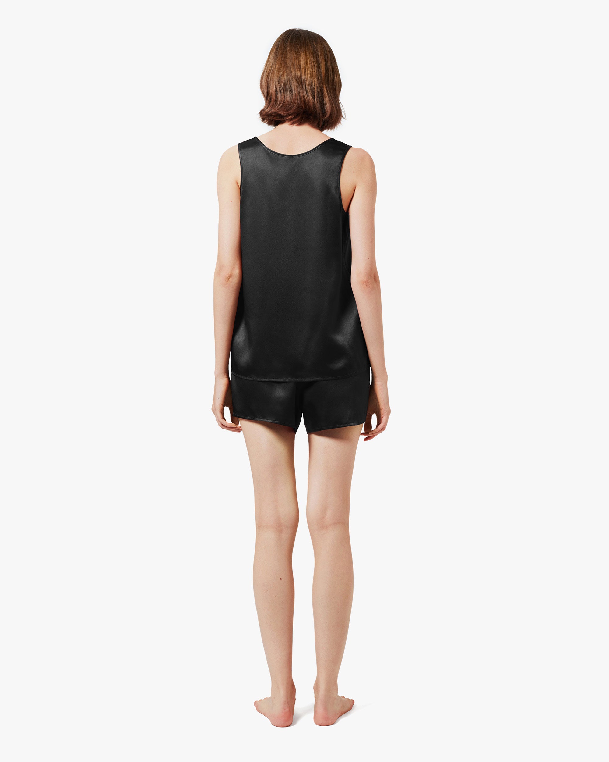 Silk Short Pajamas for Women - Soft & Comfortable Sleepwear Set - Perfect for Lounging, Sleeping & Relaxing at Home