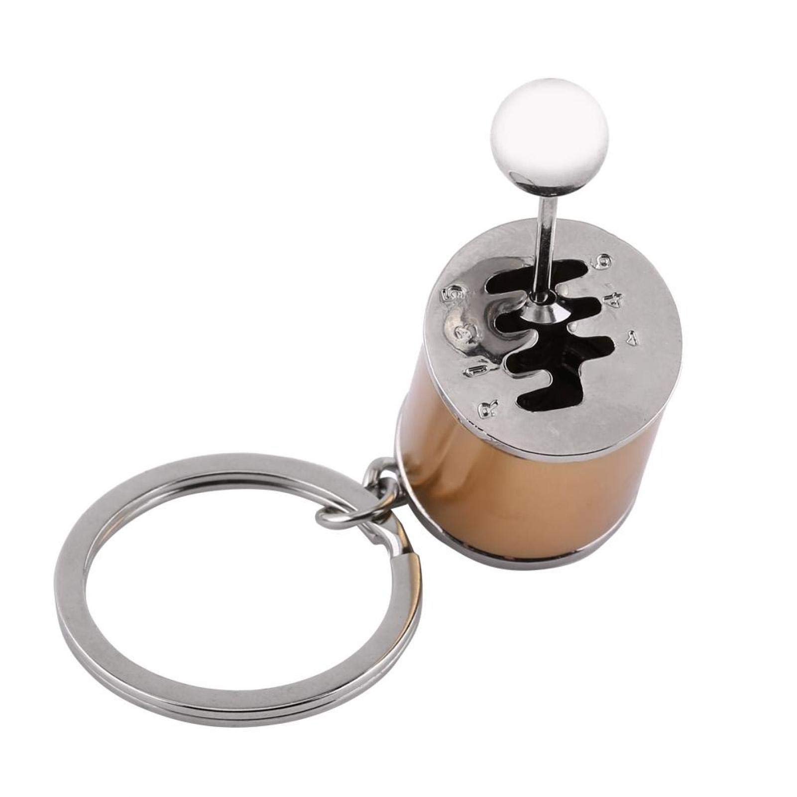 Tyenaza Gear Shift Keychain - Creative Auto Gear Shifter Model Keyring, Durable Metal Alloy Car Accessory Keychain - Perfect for Car Enthusiasts & Gift Ideas