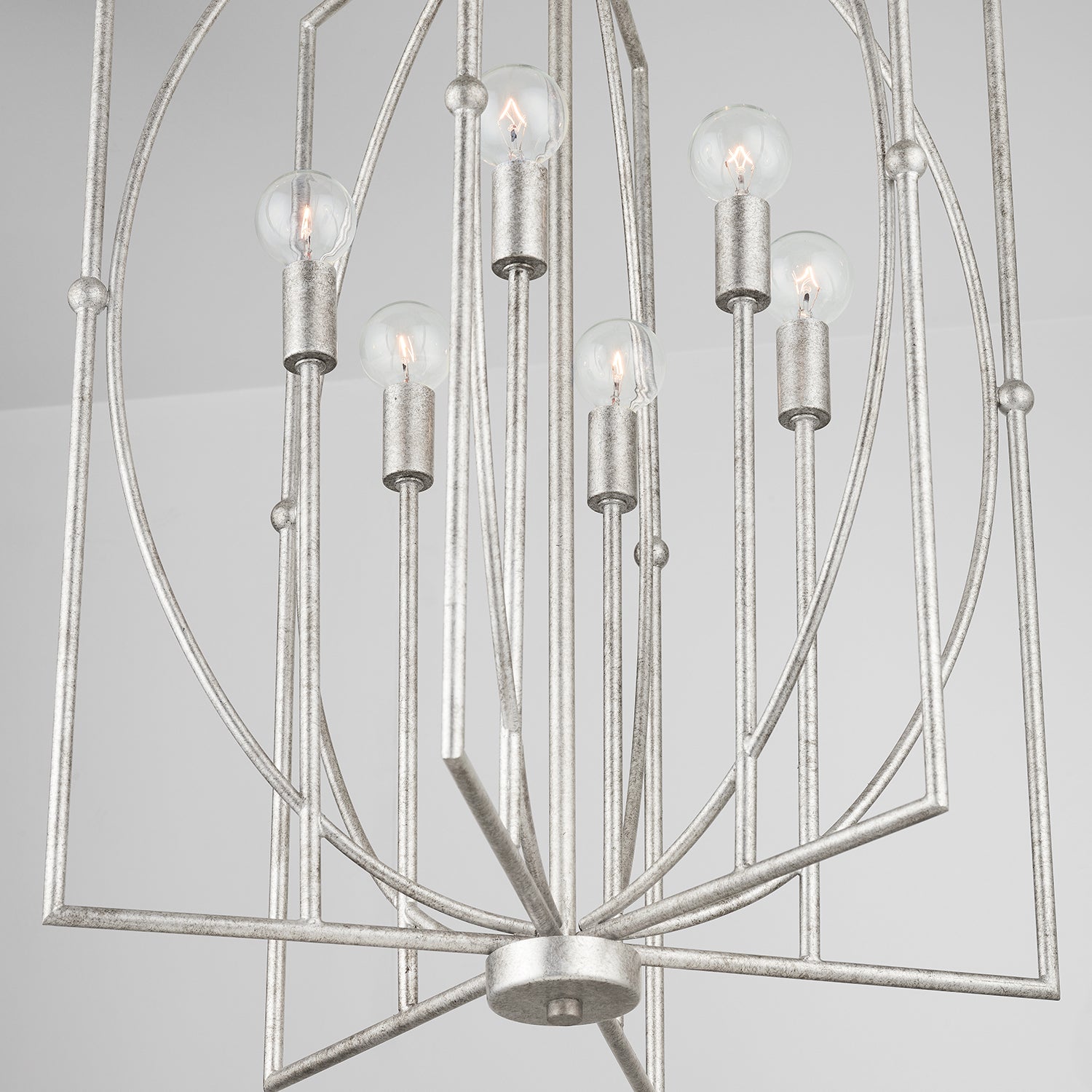 Capital Lighting Six Light Foyer Pendant - Modern Entryway Chandelier for Hallway & Staircase Lighting | Perfect for Home Decor & Interior Design
