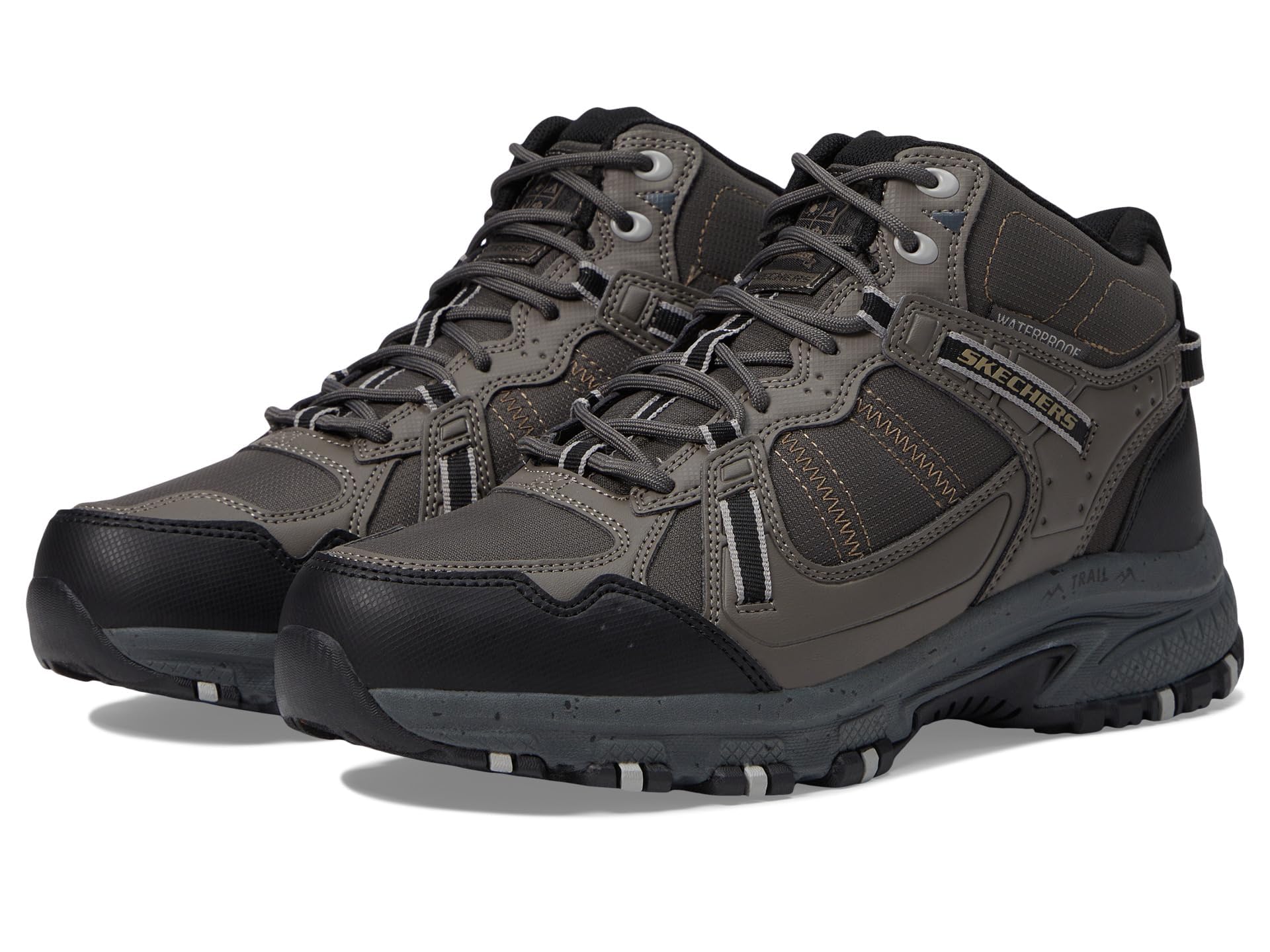 Skechers Men's Hillcrest - Comfortable Casual Sneakers for Walking, Running & Everyday Wear | Lightweight Slip-On Shoes with Memory Foam | Perfect for Work, Travel & Outdoor Activities