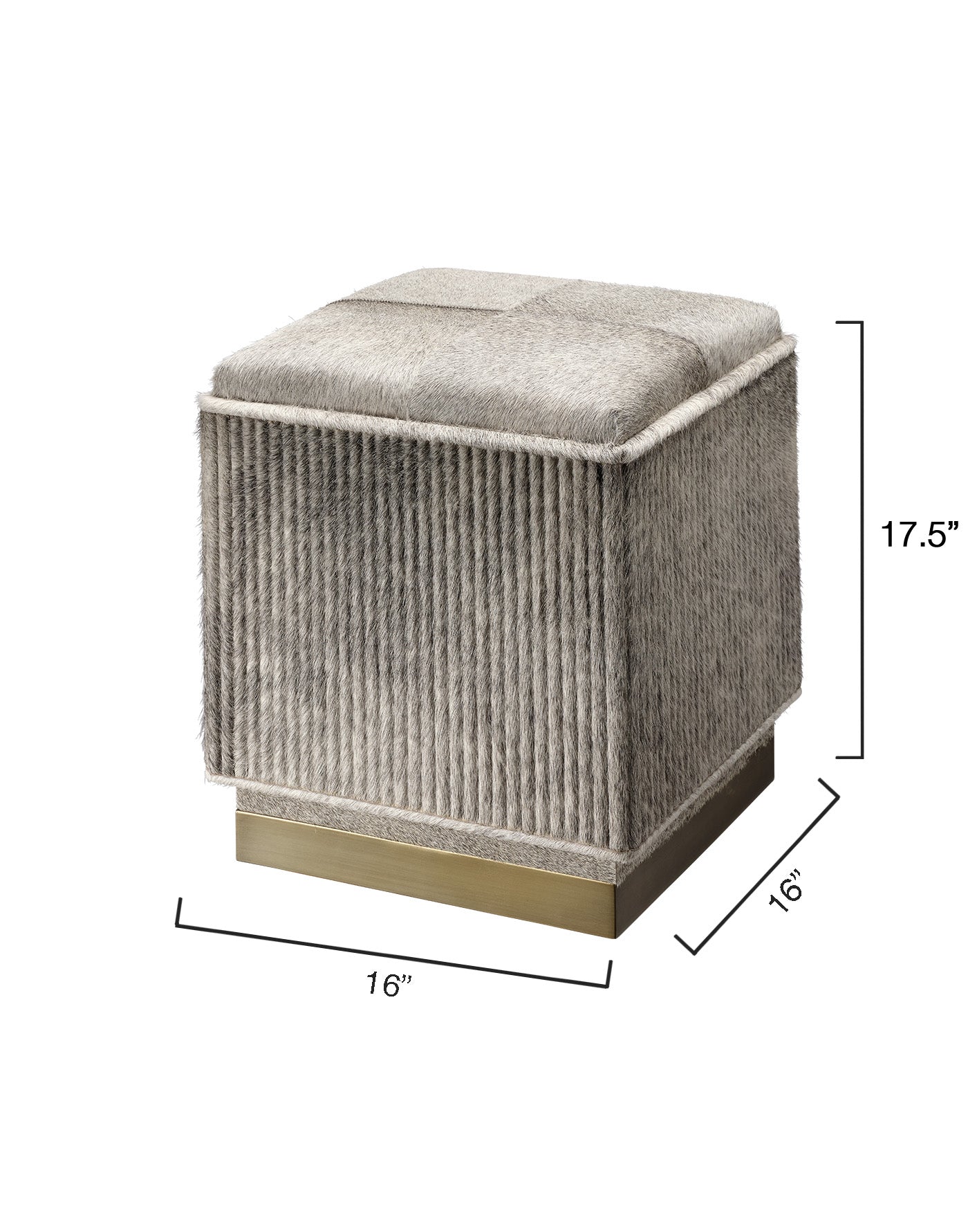 Easton Ottoman Grey - Modern Storage Ottoman with Removable Cushion Top - Perfect for Living Room, Bedroom, or Home Office