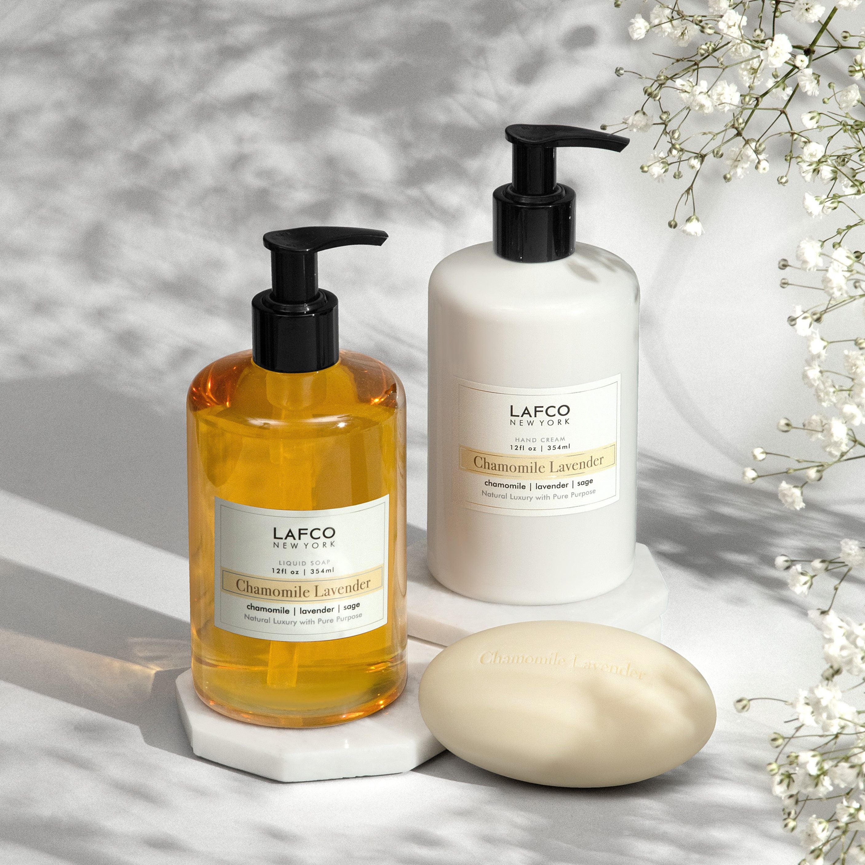 Organic Chamomile & Lavender Hand Cream for Dry Skin - Soothing Moisturizer with Natural Ingredients for Hydration & Relaxation - Perfect for Daily Use, Travel, and Gift Giving