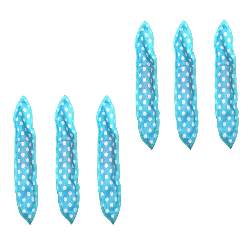 6PCS Dot Curling Band Hair Rollers Set - Creative Hair Styling Tools for Women, Soft Hair Curlers with Straps for Easy Curling, Perfect for Home Salon & DIY Hairstyling