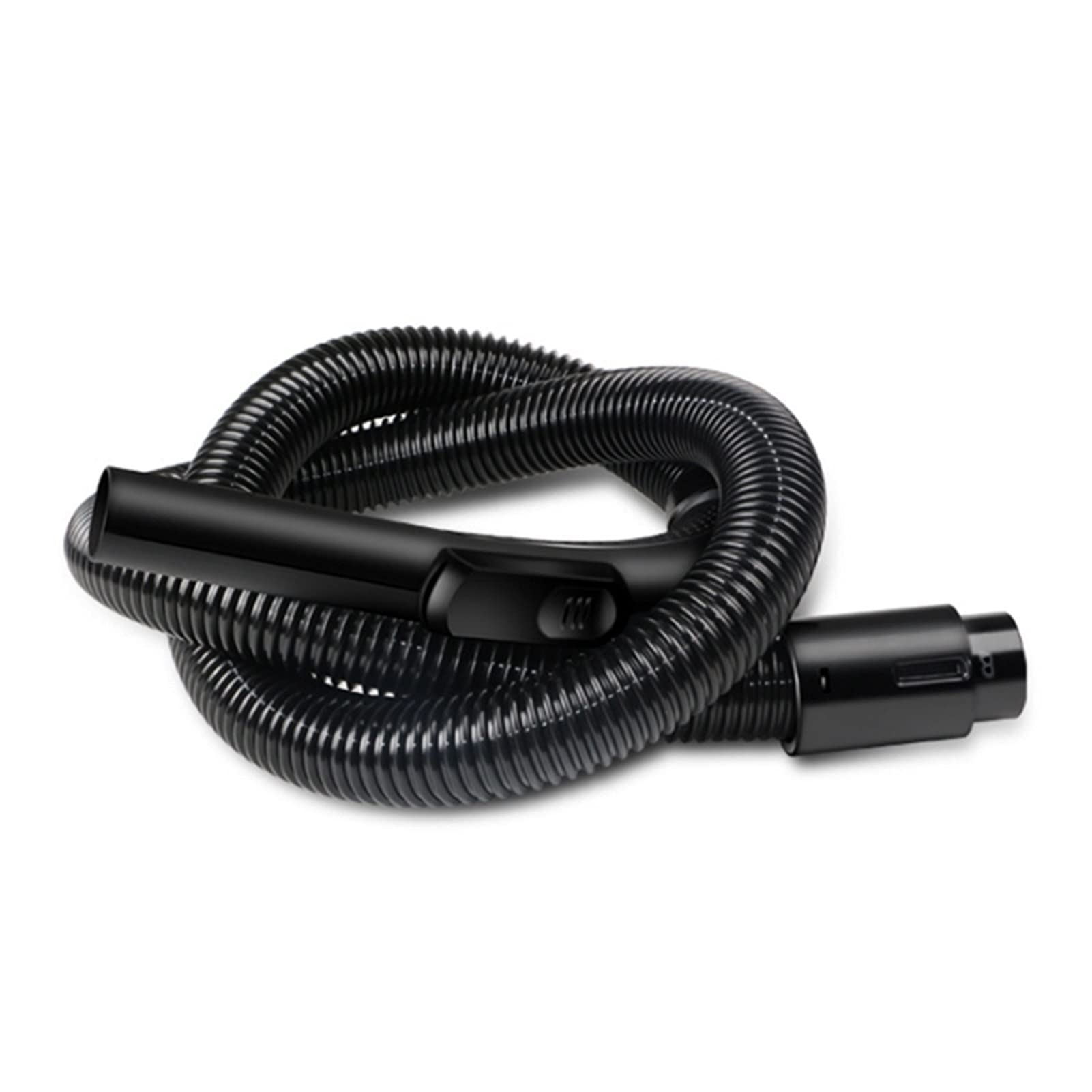 CNMB Vacuum Cleaner Hose - Flexible Bellows Straws & Threaded Pipe Compatible with Haier ZW1401, HC-T2103A, HC-T2103Y (Black) - Ideal for Home Cleaning, Car Detailing & Hard-to-Reach Areas