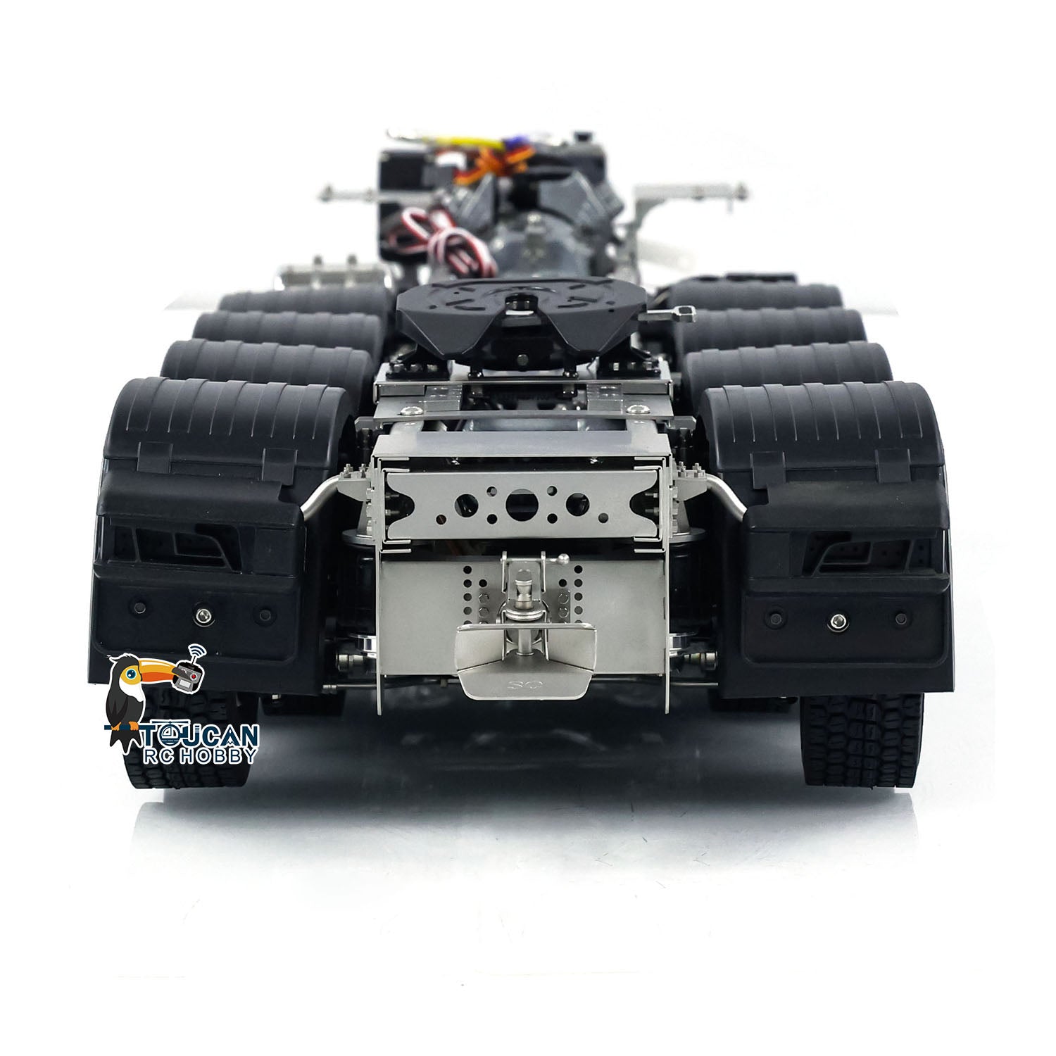 1/14 Scale RC Tractor Truck Metal Chassis - 5 Axle DIY Parts for R73 R62 Electric Car Models | Durable Radio Control Accessories for Crawling, Off-Roading & Custom Builds