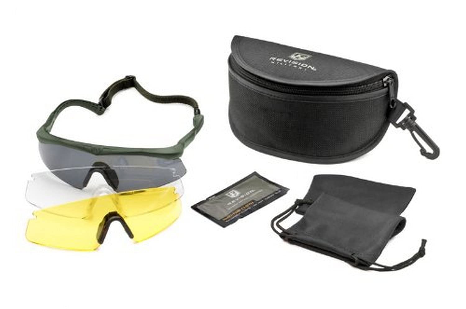 Revision Military Sawfly Deluxe Large Tactical Goggles - Foliage Green Protective Eyewear for Shooting, Hunting & Outdoor Activities