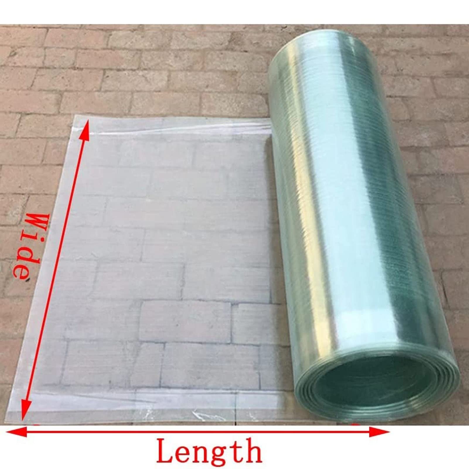 UTOYA 0.8mm Polycarbonate Roofing Panels - Clear Transparent Greenhouse Roof Sheets for Thermal Insulation & Rain Protection | Easy to Cut & Bend | Custom Sizes (59