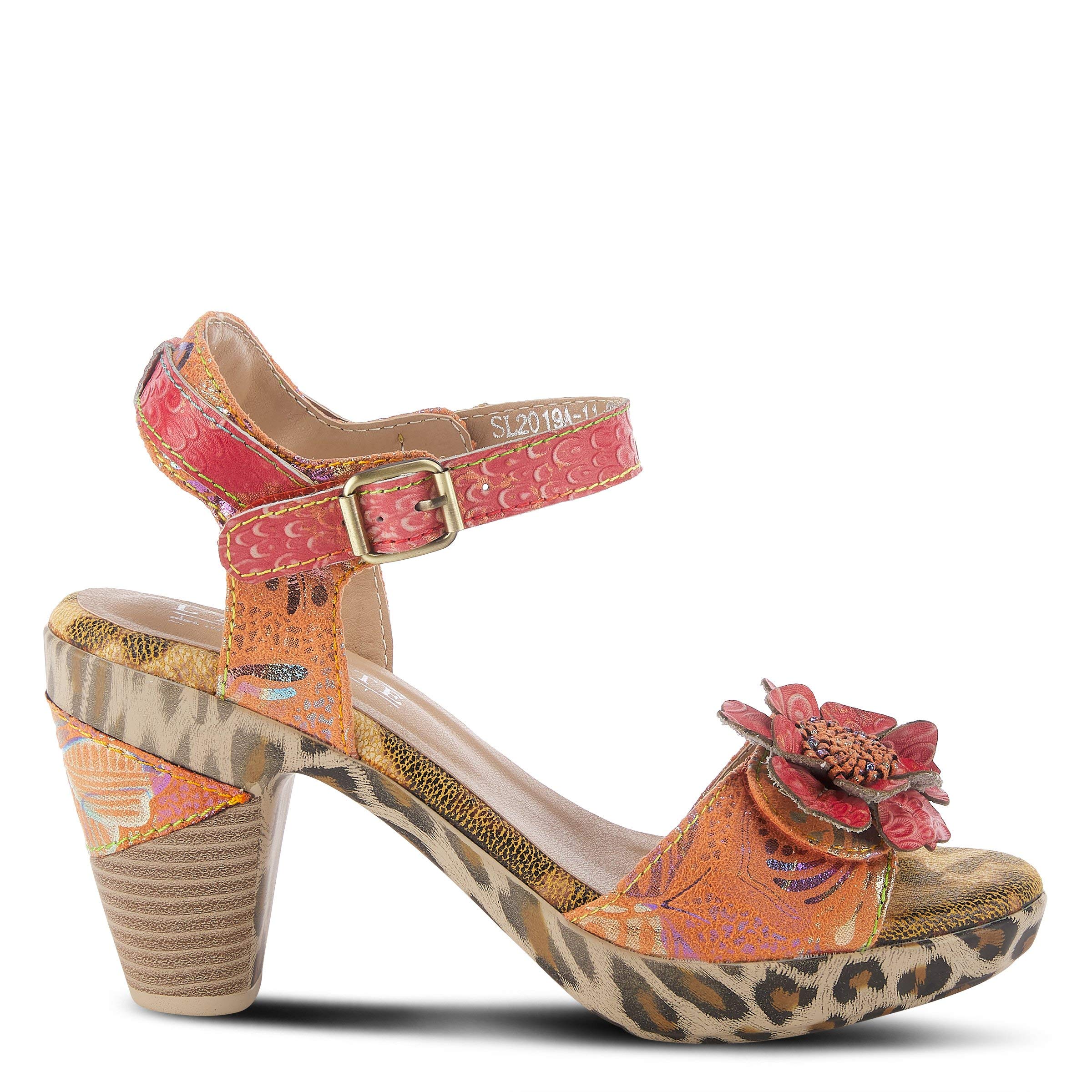 Spring Step L'Artiste Women's Wildcat Comfortable Leather Sandals with Arch Support - Perfect for Summer, Beach, and Casual Outings