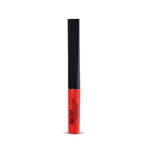 Cutie Beauty Neon Sty-Liner Waterproof Eyeliner - Vibrant Red Long Lasting Liquid Eyeliner for Bold Eye Makeup | Perfect for Parties, Night Out & Festival Looks