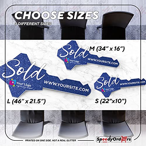Real Estate Agent Closing Gifts - Brown Wooden Key Signs for New Homeowners | House Key Props, Realtor Gifts, Photobooth Sign Decor | Perfect for Housewarming Parties, Photo Booths & Realtor Celebrations