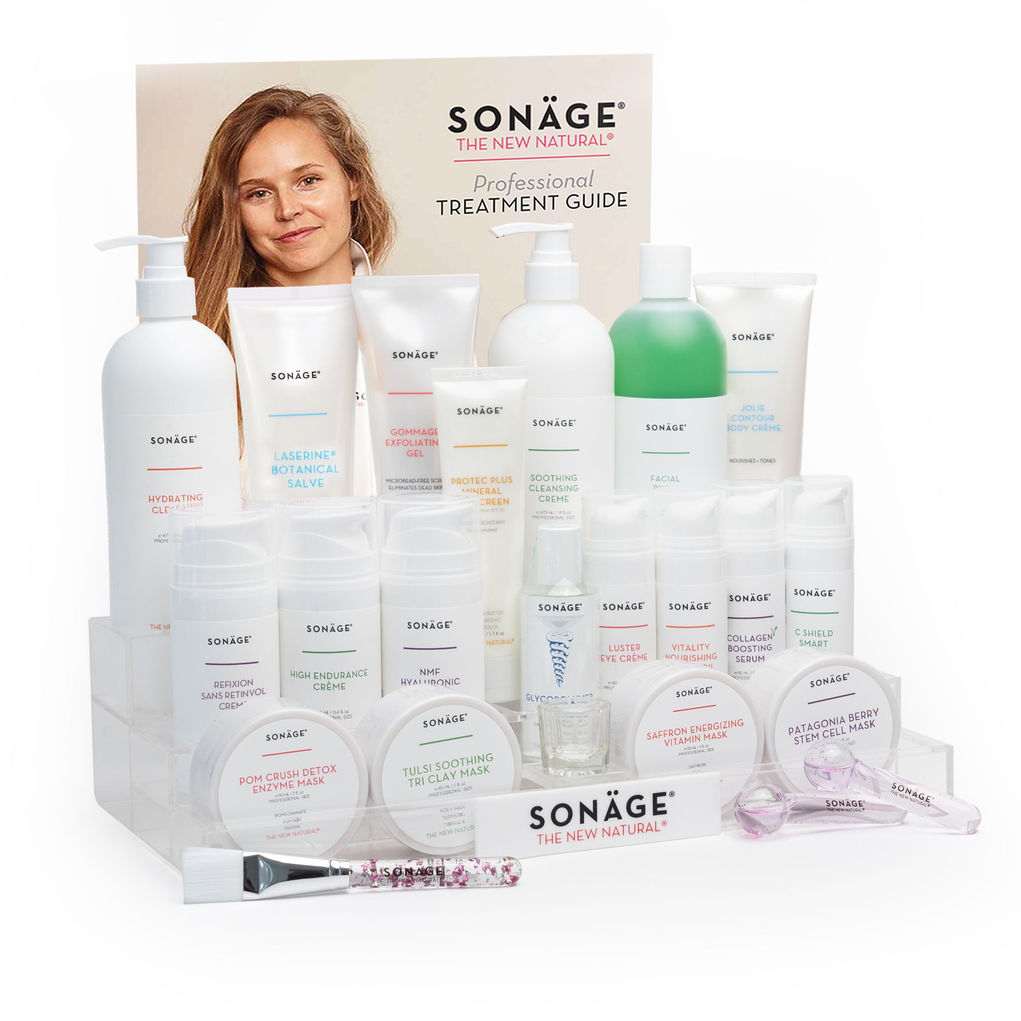 Sonage Professional Back Bar Kit for Salons & Spas – Wholesale Massage & Beauty Supplies – Perfect for Facial Treatments, Waxing & Skincare Services