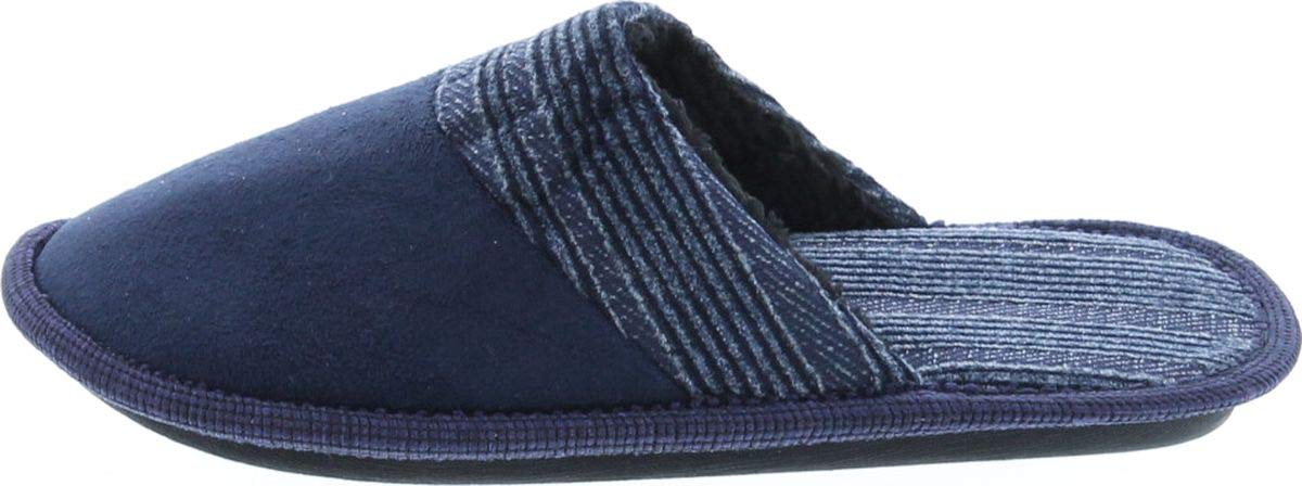 Boys Plaid Open Back Slip-On House Slippers - Soft Indoor Slippers for Kids, Comfortable Home Shoes for Boys - Perfect for Lounging, Playtime & Cozy Evenings