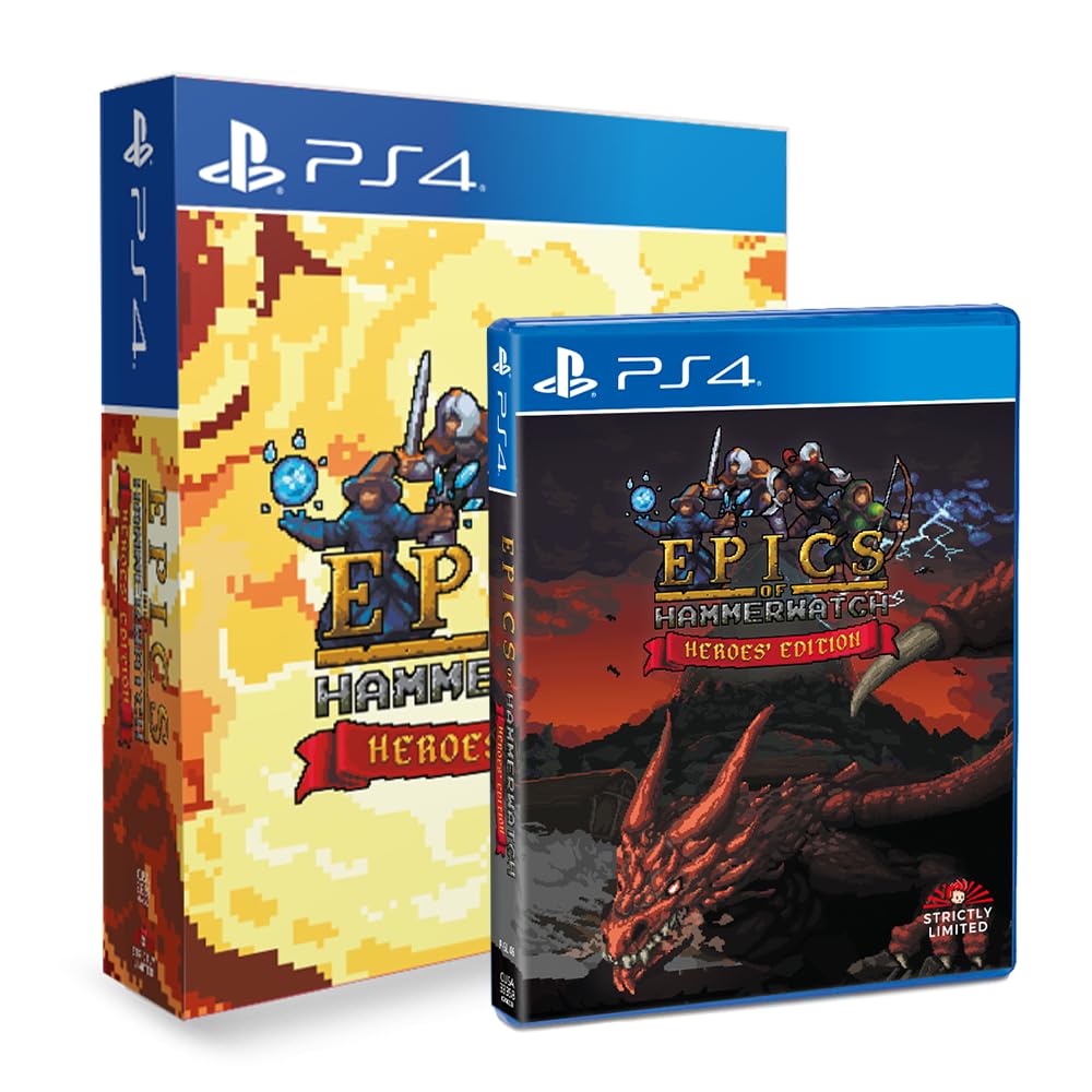 Epics of Hammerwatch: Special Limited Heroes' Edition for PlayStation 4 - Action RPG Dungeon Crawler Game for Multiplayer Co-op Adventure Gaming