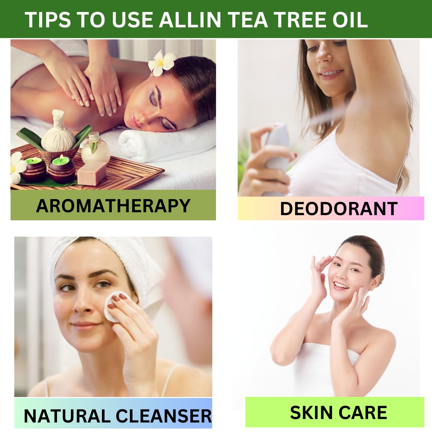INTIMIFY 100% Pure Tea Tree Essential Oil for Hair Growth, Acne Treatment & Skin Care | Natural Aromatherapy for Women & Men | 30ml (1 Pack) | Perfect for DIY Beauty, Scalp Massage & Relaxation