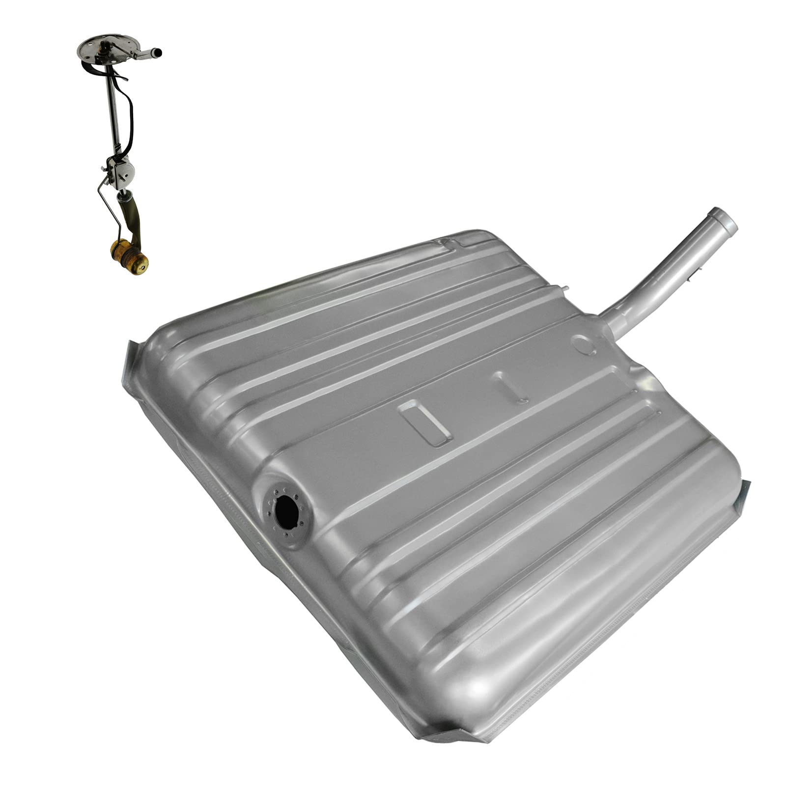 TRQ Fuel Tank Kit with Sending Unit - Compatible with 1959-1960 Chevrolet Bel Air & Impala - Gas Tank Replacement for Classic Car Restoration & Performance Upgrades