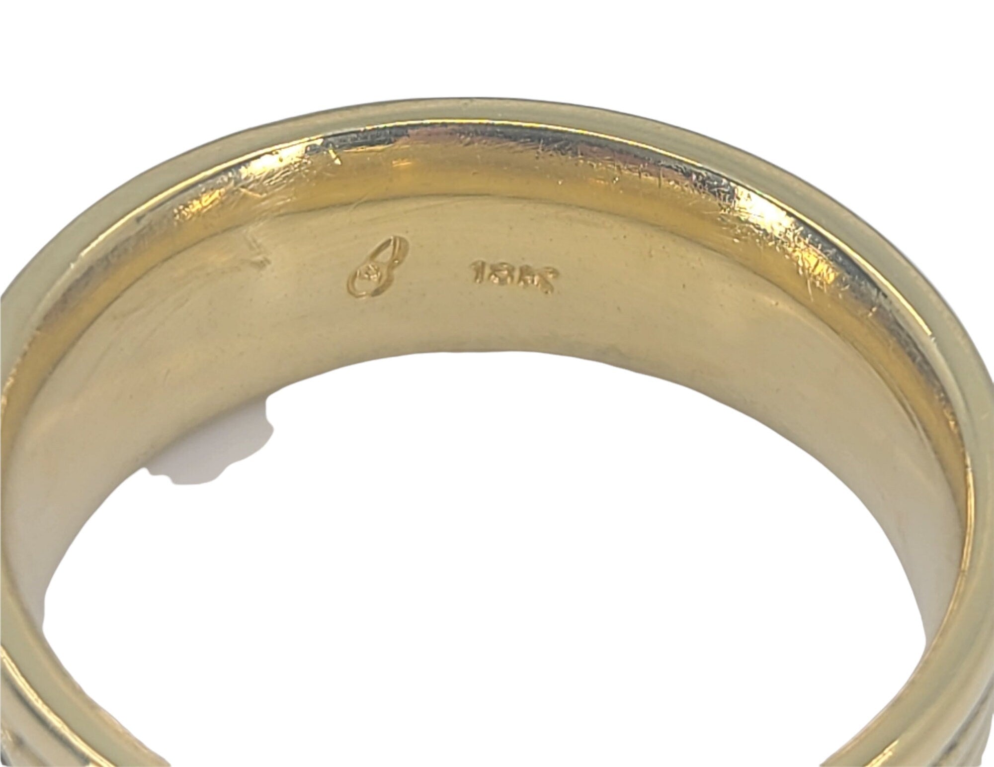 14kt Solid Gold Celtic Wedding Band for Men & Women - Size 8 Comfort Fit Ring - Perfect for Engagements, Anniversaries & Celtic-Themed Weddings