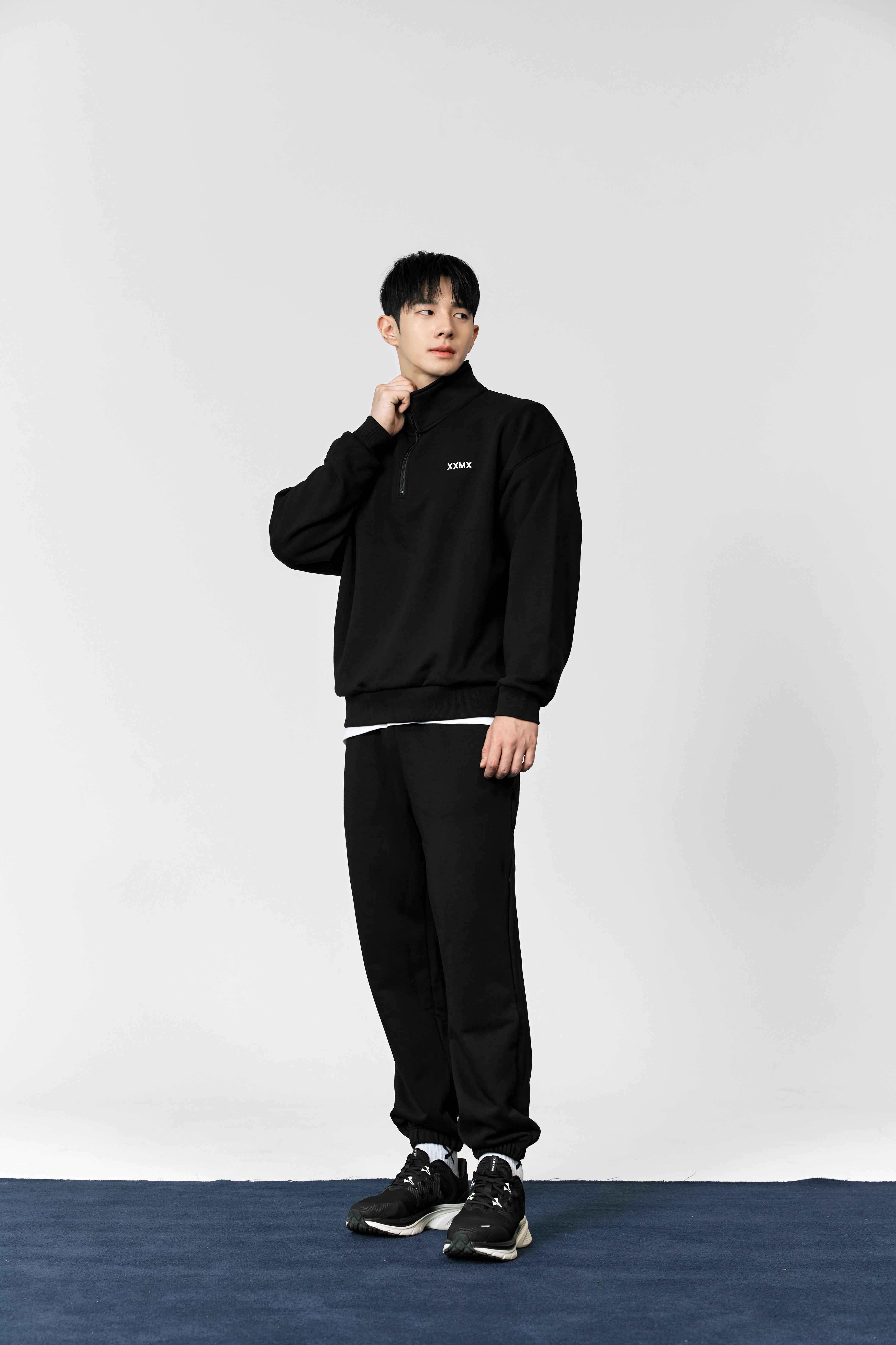 French Terry Half Zip Up Sweatshirt for Men & Women - Comfortable Pullover Hoodie for Casual Wear, Gym, and Outdoor Activities