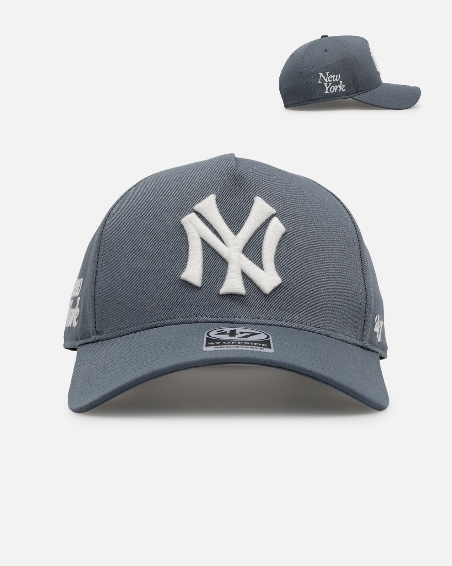 New York Yankees 'Contemporary Basics' Snapback Hat - 47 Brand Dark Grey Adjustable Cap for Men & Women | Perfect for Baseball Games, Streetwear & Casual Outfits