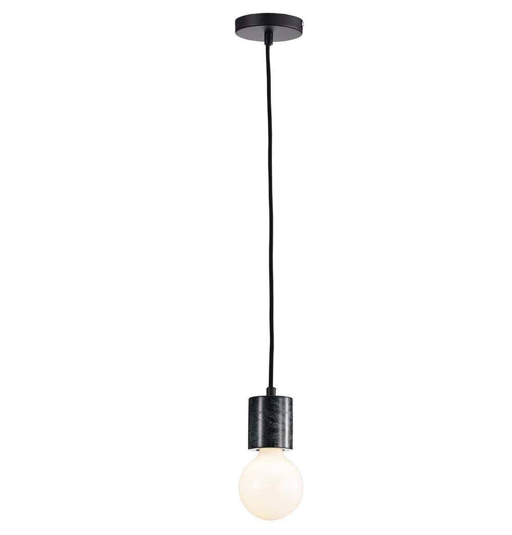 Elegant Marble Single Pendant Light - Modern Hanging Lamp for Dining Room, Kitchen Island, or Bedroom Lighting