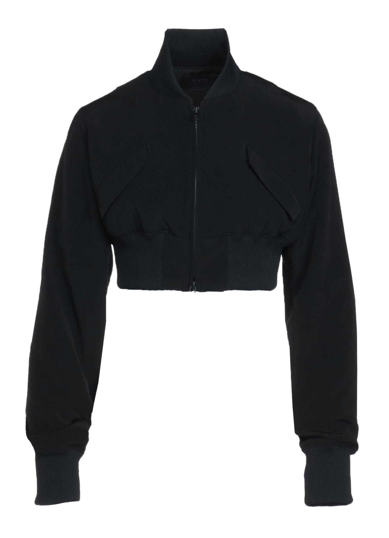 Crepe de Chine Cropped Bomber Jacket for Women - Lightweight & Stylish Outerwear for Spring & Fall - Perfect for Casual Outings, Travel & Layering