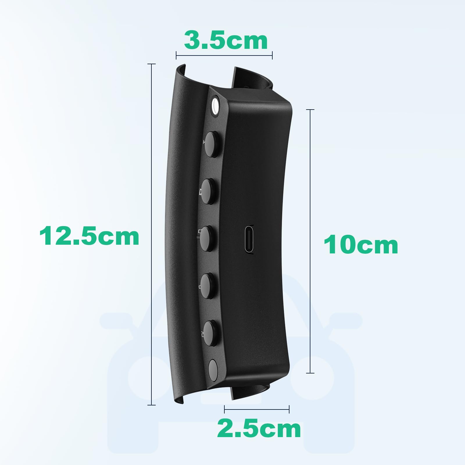 Wireless Steering Wheel Remote for Android Car Stereo - Bluetooth Control for Driving