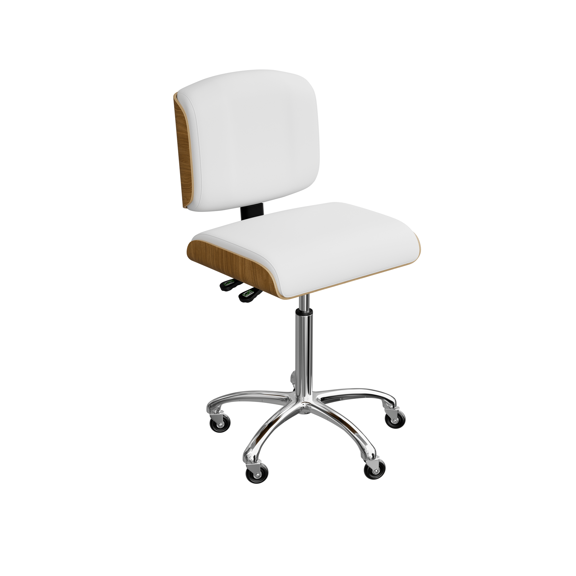 BENTLEY Luxury Beauty Esthetician Stool - Adjustable Rolling Stool for Salon, Spa & Makeup Artists - Ergonomic Hydraulic Styling Chair with Wheels - Perfect for Facial Treatments, Nail Art & Tattoo Parlors
