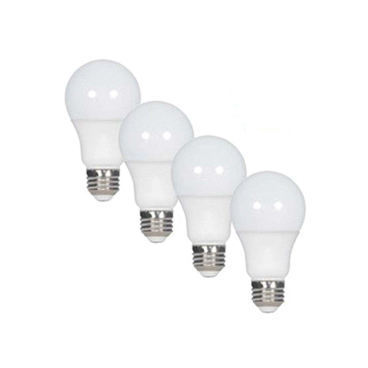 4-Pack A19 LED Light Bulbs 75W Equivalent, 13W 1050 Lumens Soft White 2700K, E26 Medium Base Frosted Bulbs for Home, Bedroom, Living Room, Office Lighting